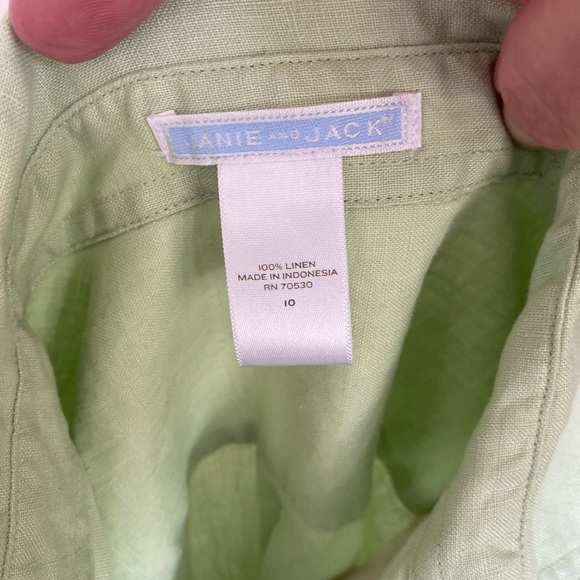 Janie and Jack boys button down shirt size 10 - Picture 3 of 3